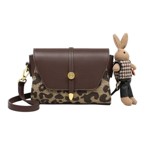 PT'SON Ткань Синтетическая кожа Маленькая квадратная сумка Сумка через плечо Женская