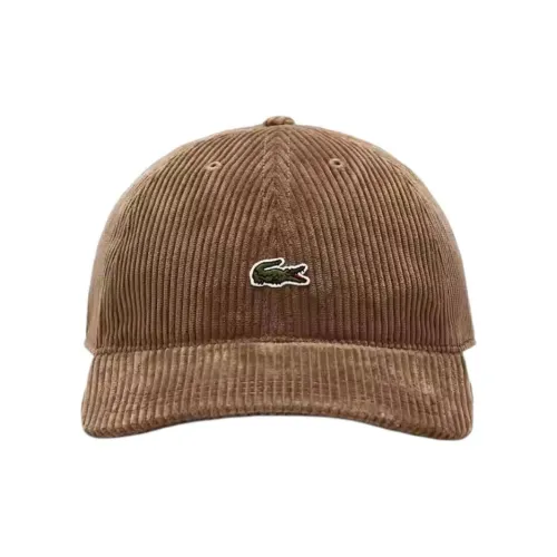 Кепки из вельвета LACOSTE Collaboration Женские Бежевые