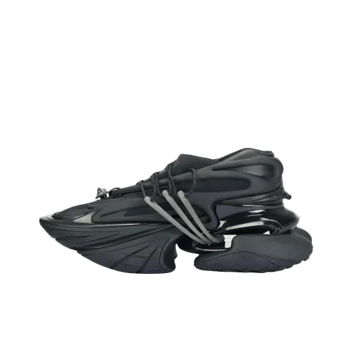 BALMAIN Unicorn Низкий Топ Casual Мужской Черный