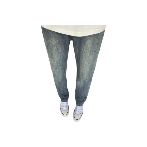 CARE NOTE Винтажные синие унисекс джинсы