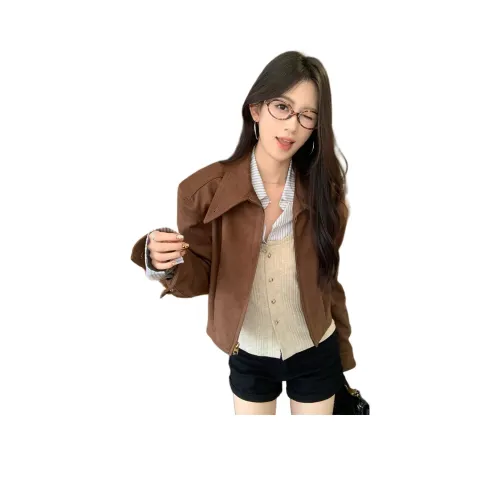 MUCCHIC Кофе Женские Куртки