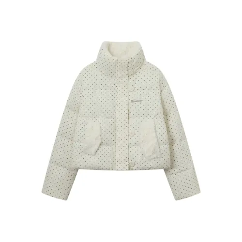 VKXOW Белый Женский пуховик