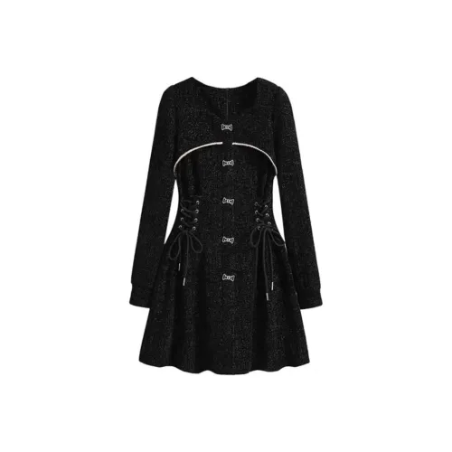 SYEEE WITH U Длинное платье с длинными рукавами женское