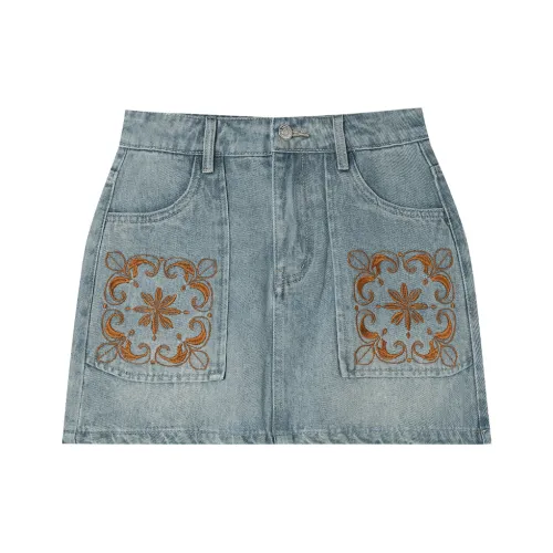 LOUISY AO Джинсовые короткие юбки Женские