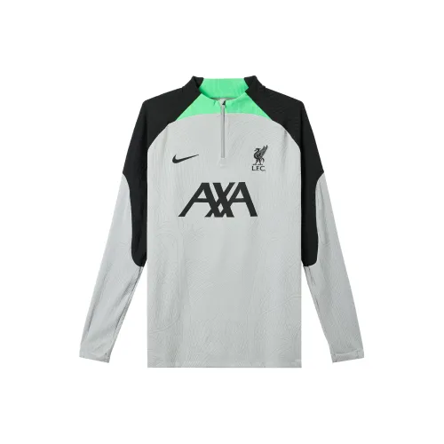 Nike Liverpool F.C. Strike Elite Футбол Джерси Мужской Wolf Gray