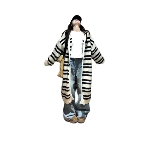 Mu Xiao Xin Полосы Подарочный комплект для MU Xiaoxin Бренд Наклеенный Женский Трикотаж