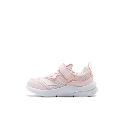 LINING YOUNG Sports Life Collection Rebound Дышащий Support Low Top Повседневная обувь Light Pink Детская