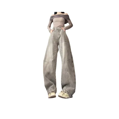 CHARLIE GOLF Бетонно-серый Женские Джинсы