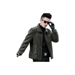 SENJIALUO Вельвет Feel Пальто Мужское