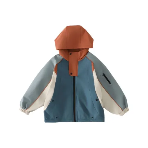 Brilliant Хлопковый пуховик Осенний Зимний Синий Детский