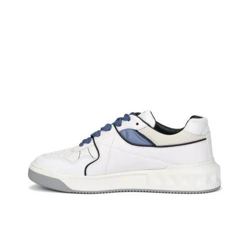 Valentino One Stud Low Топ Скейтборд Кроссовки Мужские Белые