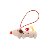 Весна, щенок, красный