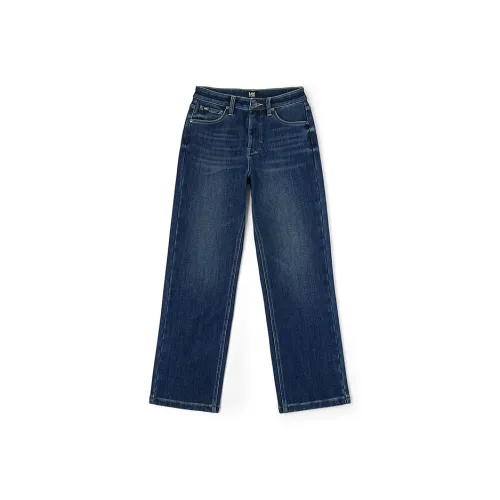 Lee Темно-синий Женские Джинсы