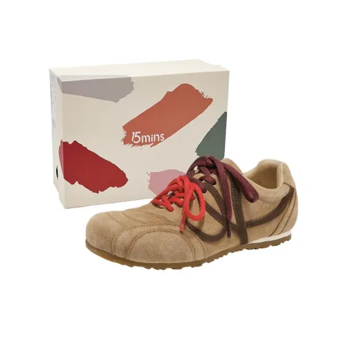 15 MINS Низкий топ Немецкие армейские кроссовки 2 см Женские