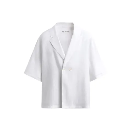 ZARA Белые Мужские Рубашки