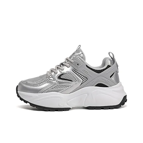 FANDE Эксклюзивный дизайн модный универсальный низкий топ кроссовки с толстой подошвой женские