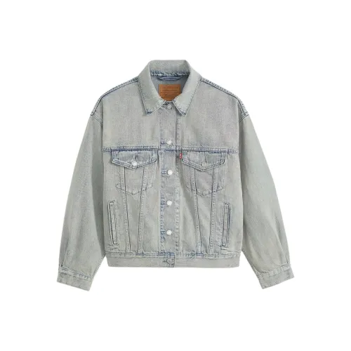 Levis Blue Women's Denim Jackets Левис Синий Женские Джинсовые Куртки