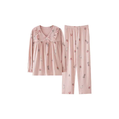 MADALLO Pink Women's Pajama Sets MADALLO Розовый Женские Пижамные Комплекты