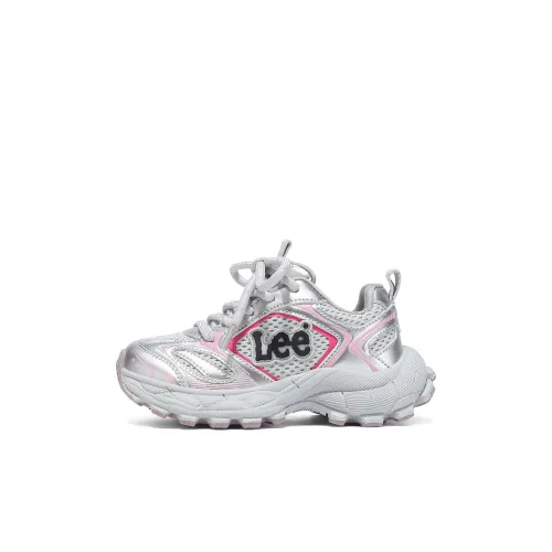 Lee Low Топ Kids Lifestyle Shoes Серый Розовый Детский