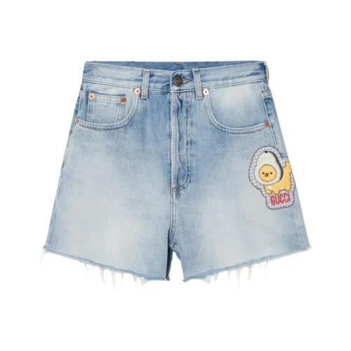 GUCCI Светло-синие женские повседневные шорты