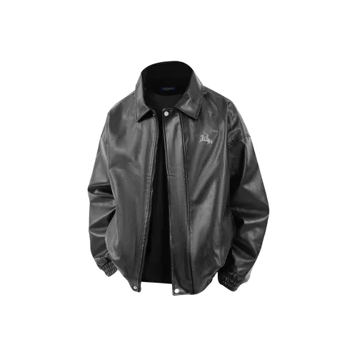 POLOMEISDO Кожа Куртка Унисекс