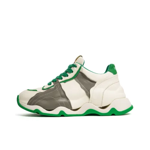 LOHAN·SIR Амортизация устойчивость к истиранию визуально увеличенная высота низкий топ кроссовки с толстой подошвой мужские