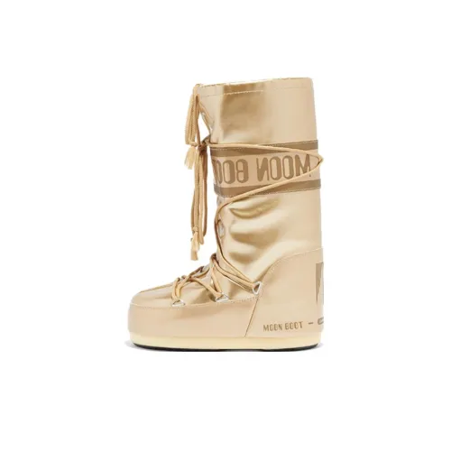 MOON BOOT Icon визуально увеличивает рост Crew Сноубутсы Унисекс Золотой