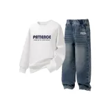 Белый/Dream Синий-Деним Синий/Умный Английский язык K