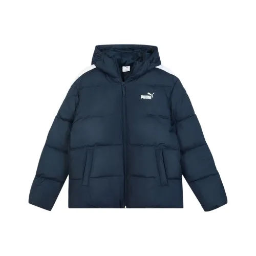 PUMA Контрастная панель с капюшоном пуховые куртки JKT пуховик унисекс