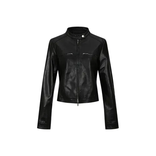 URBAN REVIVO Кожа Куртка Женская одежда Женские