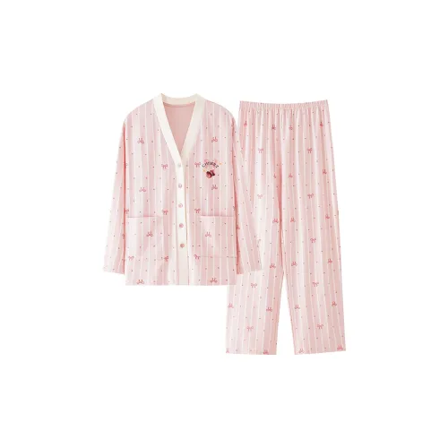 MADALLO Pink Women's Pajama Sets MADALLO Розовый Женские Пижамные Комплекты