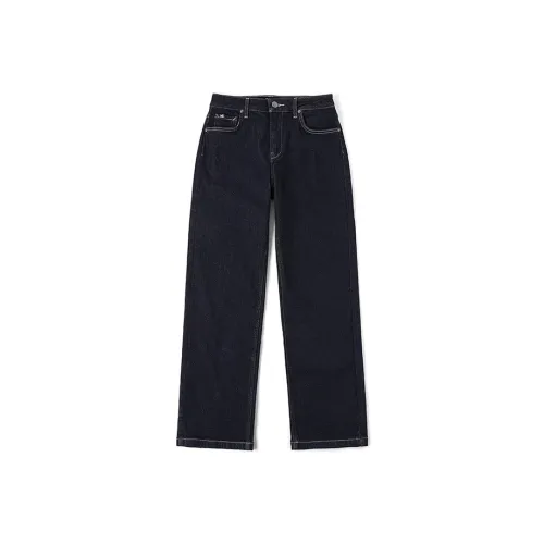 Lee Темно-синий Женские Джинсы