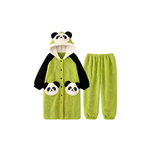 QIAOYUN Пижамный халат комплект женский