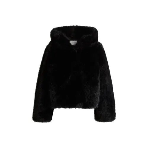 H M Черные Женские Бархатные Куртки