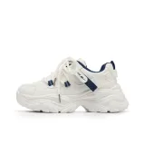 Бежевый темно-синий