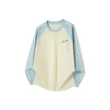 Абрикосовый и светло-синий рукава