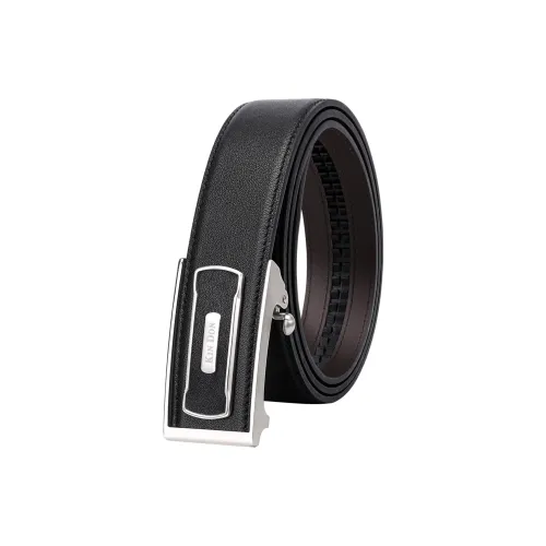 JINDUN Ремни из лощеной коровьей кожи Мужской 3,5 см