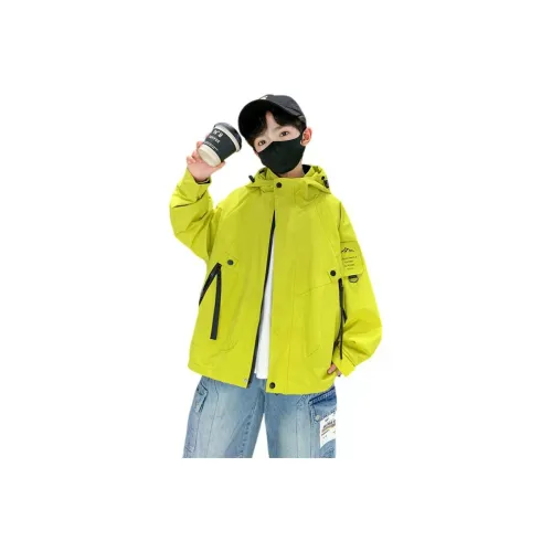 Aisina Желтые Унисекс Ветровки