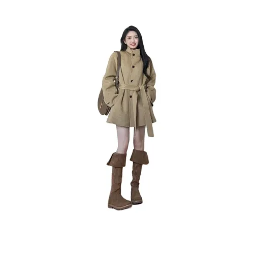 ZCDECO Khaki Женское пальто