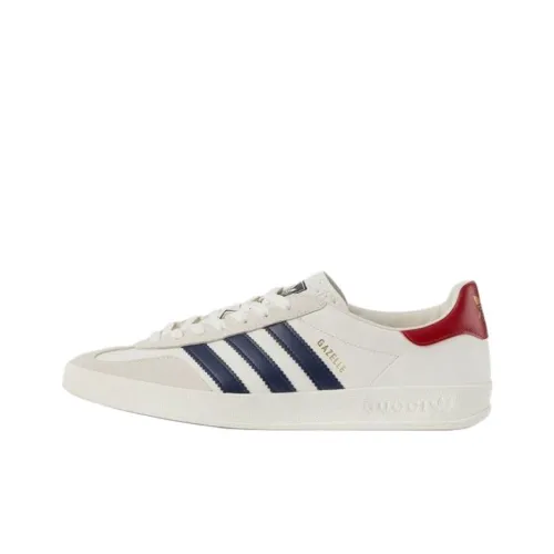 GUCCI x Adidas Originals Gazelle Low Скейтборд Кроссовки Мужские Белые