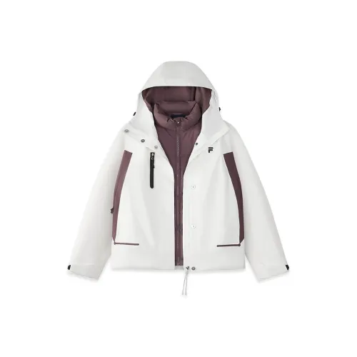 FILA FUSION Пуховик Женский Cloud White