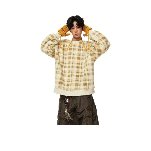 KSEK Бежевый Желтый Унисекс Свитшоты