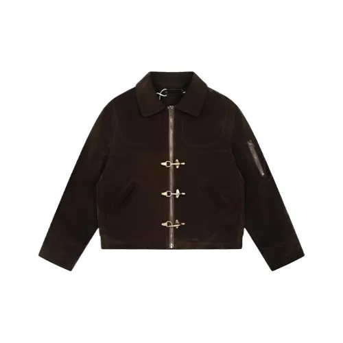 KAIZZGAO Коричневый Мужской Куртки