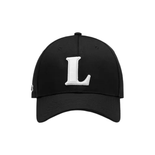 LACOSTE Саржевые кепки Мужские Черные
