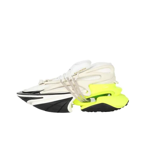 BALMAIN Unicorn Низкий Топ Повседневная Обувь Мужская Белый Желтый Черный