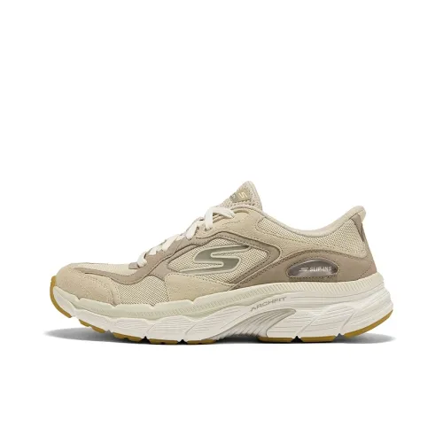 Skechers WOMEN'S GO Series Амортизация Дышащий Поддерживающие Беговые кроссовки Женские Светлый Бежевый