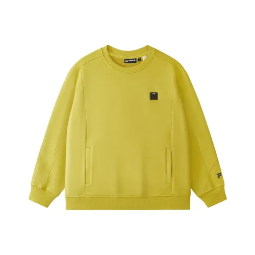 FILA FUSION Свитшот Мужской Окра Зеленый