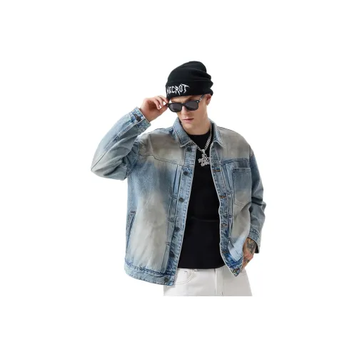 NITENG Синий Унисекс Джинсовые куртки