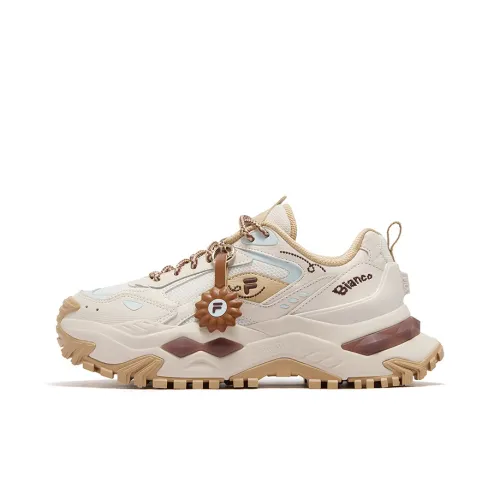 FILA FUSION Бьянко Низкий Топ Повседневная Обувь Женская Белая Лебедь Серый