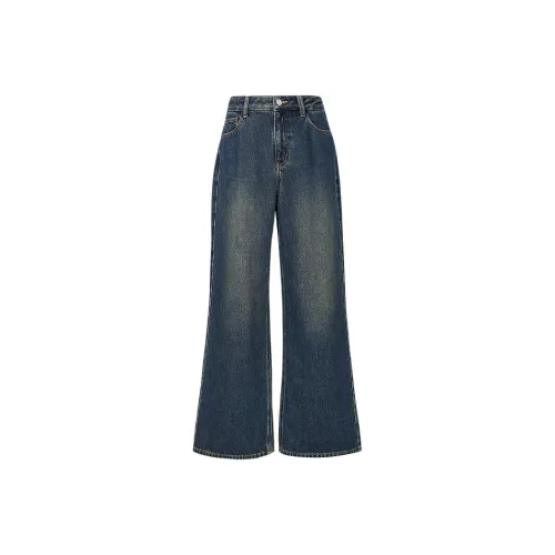 Hopeshow Джинсовый Синий 071 Женские Джинсы